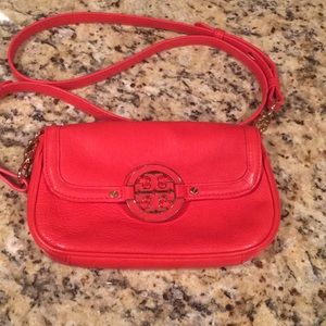 Tory Burch red Crossbody